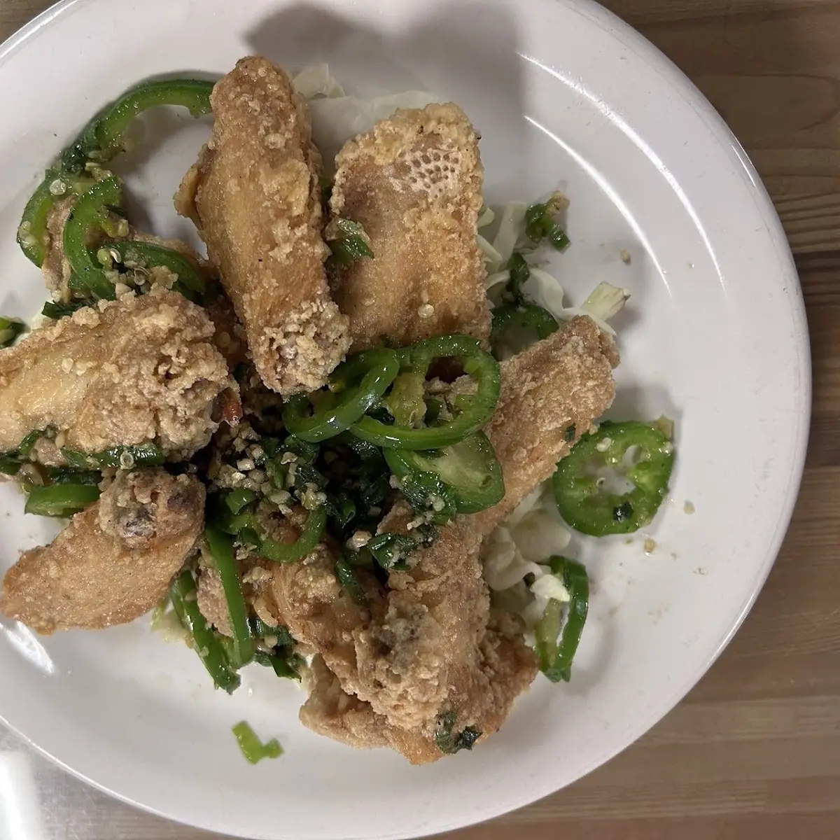 salt and pepper chicken wings 椒盐鸡翅